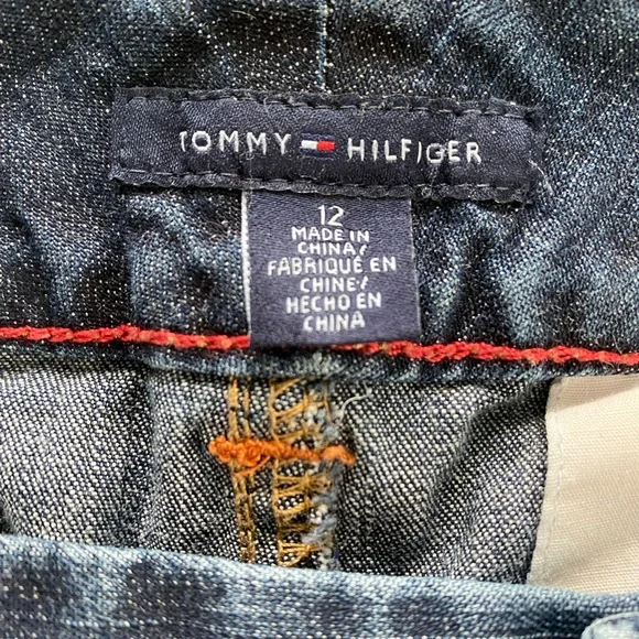 Tommy Hilfiger Denim Mini Skirt with Pockets - Size 12 - EUC - Picture 3 of 5